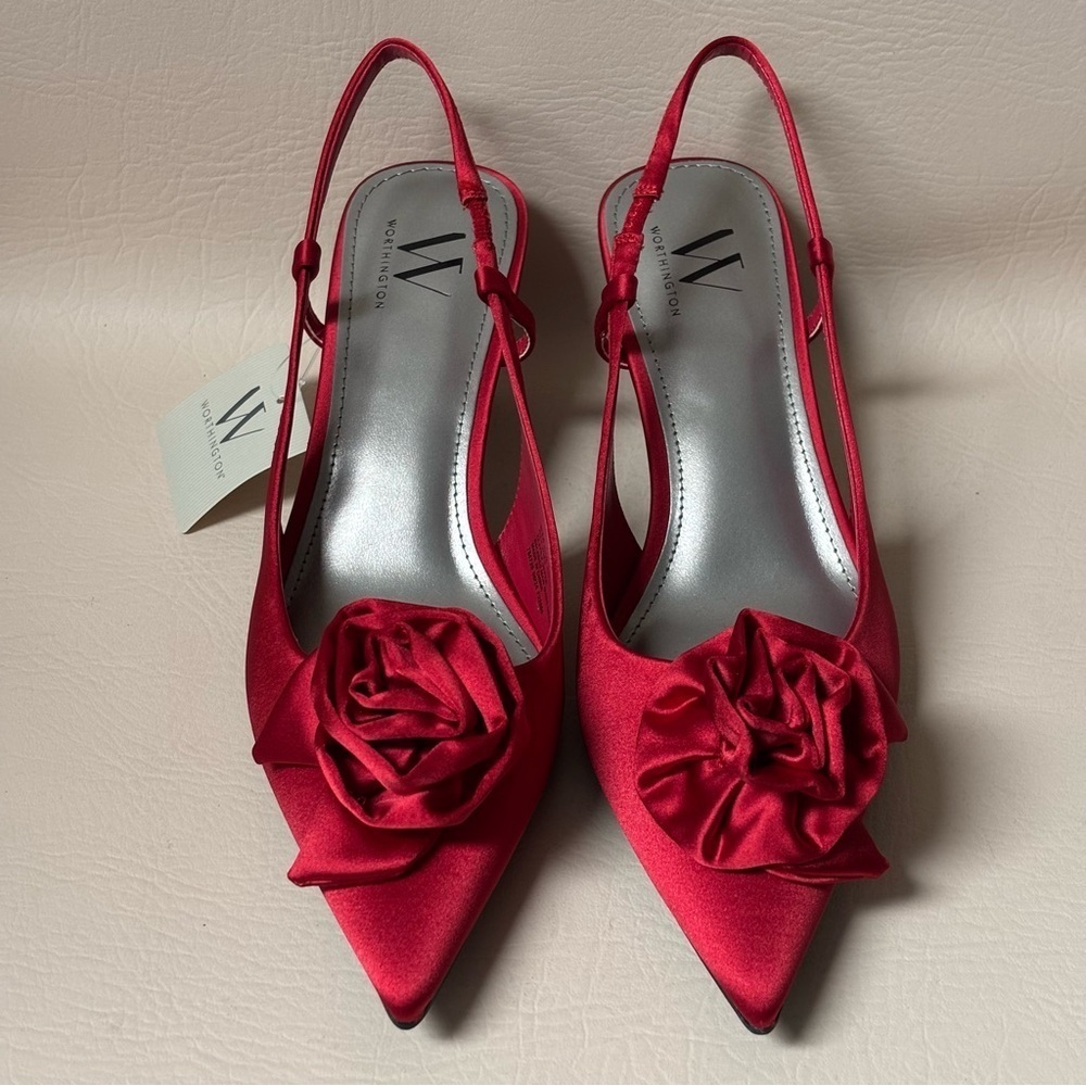 Worthington Womens Rosie Kitten Heel
Pumps Size 8M